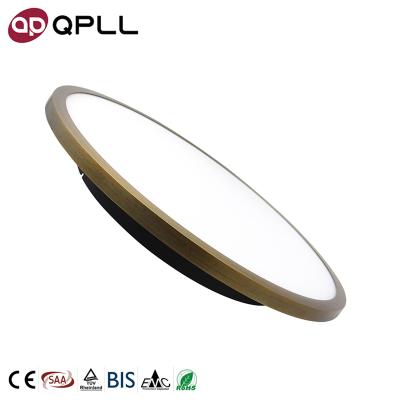 China Outdoor Mounted 24w Outdoor LED Indoor Lighting Ceiling Light Round Antique Bronze Ceiling Lamp for sale