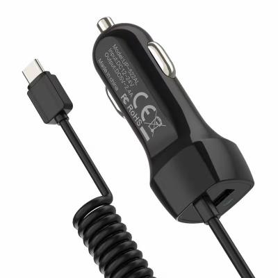 China Mobile Phone Fast Car Charging Cable USB Car Charger For iPhone 13 Pro Max For Huawei For xiaomi for sale