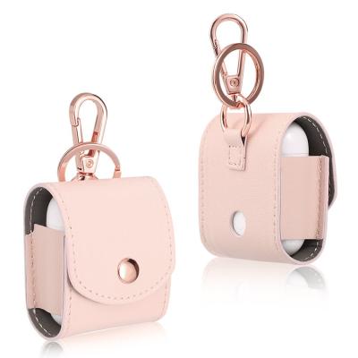 China 2021 Luxury Luxury PC Leather Case With Small Magnetic Buckle For Wireless Earphone For iphone for sale