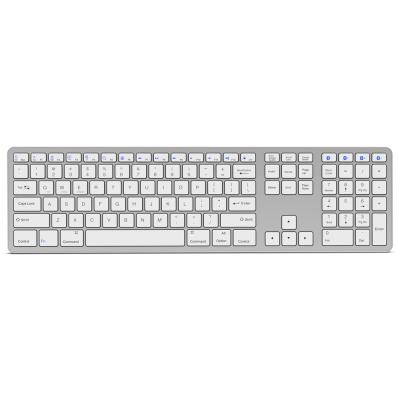 China Finger for Macbook Slim Computer Desktop EU Layout Black White Compatible 2.4g Wireless Keyboard for Tablet for sale