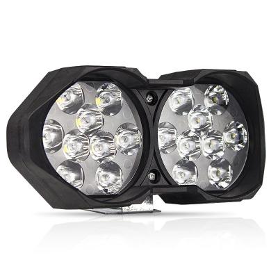 China Motorbicyle Tricycle Motorcycle Headlight Good Electric Dual 9 LED Spare Parts External Light for sale