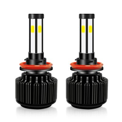 China 4 LED side headlight bulb with factory price 6500K 80W 7200LM 360 9005 on 4 LED side headlight 9005 H4 for sale