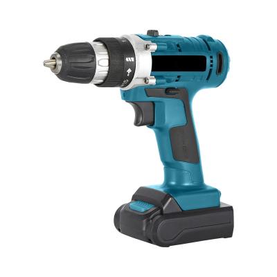 China Lithium battery portable power metal cordless electric drill with impact drill for sale