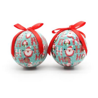 China 14pcs Polyfoam Christmas Decoupage Baubles in Gift Box for sale