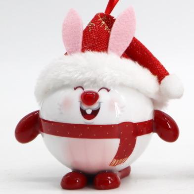 China Christmas Tree Decoration New Year Rabbit 3D Decoration Easter Bunny for sale