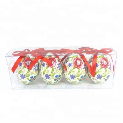 China Europe 4pcs 60mm easter eggs in PVC box for sale