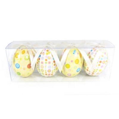 China Europe 4pcs 60mm easter eggs in PVC box for sale