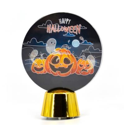 China China Halloween Acrylic Ornament With LED Light for sale