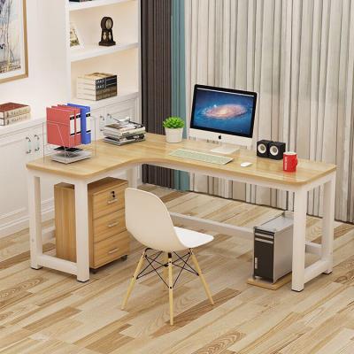 China Solid Stitchable Metal Legs Home Bedroom Escritoriosd Oficin PC Laptop Study Table Corner Computer Desk for sale