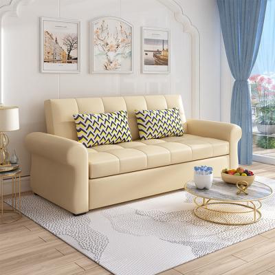 China (Other) View Solid Wood Adjustable Sofa Set Designs and High Quality Living Room Sofa Bed Folding Leather Price for sale