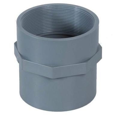 China Sound Threaded End Plug End Lead Free PVC Pipe Fittings For Pipe Connection Equal for sale