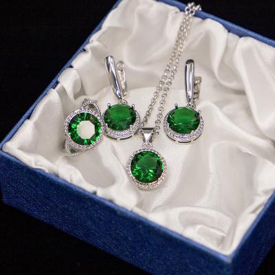 China Costume jewelry sets sell 2019 wholesale fashion bule costume jewelry stone sets for women for sale