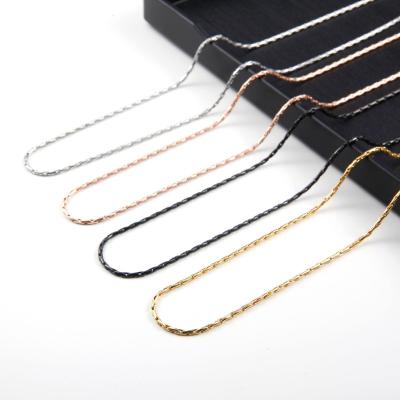 China Hiphop wholesale 2mm 3mm stainless steel bamboo chain for necklace 2022 for sale