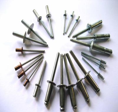 China The factory aluminum warehouse open and closed pull mandrel aluminum alloy rivets for sale