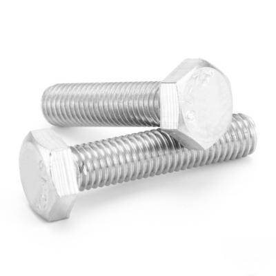 China 304 Stainless Steel Flat Hex Bolt China Factory Supply Competitive Price for sale