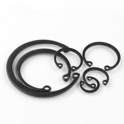 China 65 Hole DIN472 Manganese Spring Steel With Elastic Retainer Ring Spring Clamp German Standard Internal Ring for sale