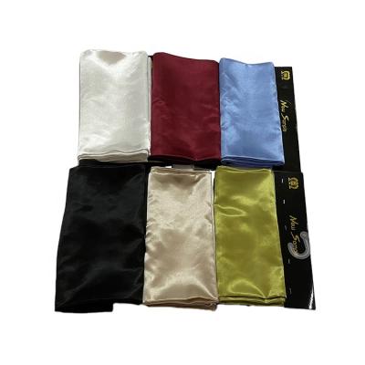 China Home Textile Antistatic Polyester Soft Turkey Satin Fabric Per Meter Bedding Fabric Bedsheet for sale