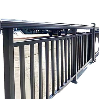 China 0.30mm--Customized Cutting Villa Balcony Boundary Handrail Balusters U Channel Aluminum Railing System for sale