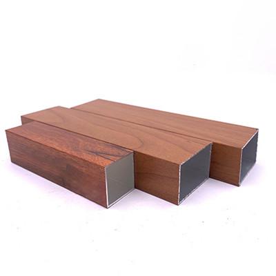 China SHENGXIN 6063 T5 Wood Color Custom Aluminium Profiles for Door Window Grade 6000 Series for sale