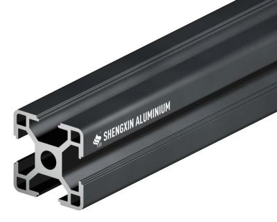 China Shengxin 6063-T5 Aluminum Frame 2020 2040 T Slot Anodizing Black Silver Aluminum Profile for sale