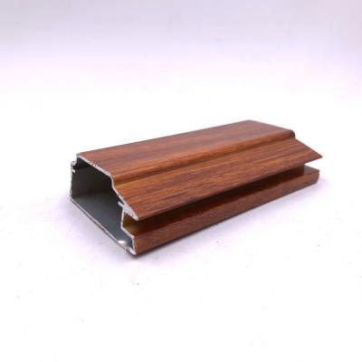 China Top Ten Selling Wooden Grain Aluminium Profile in 6063 Aluminum Alloy Is Alloy 500 Kg for sale