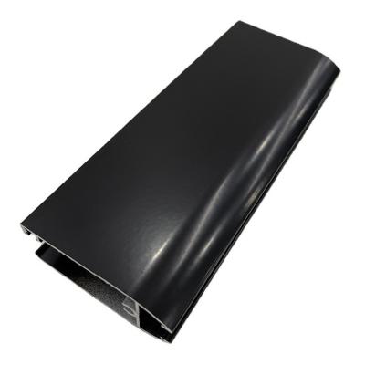 China Anhui Shengxin Custom Length Aluminum Profile for Matt Gloss Black Doors and Windows for sale