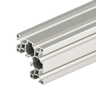 China 6063-T5 Profile Silver Anodized Aluminium Extrusion T Slot with Decoiling Processing for sale