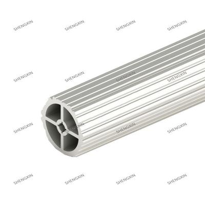 China Temper T3-T8 Custom Extrusion Silver Anodizing Industrial Aluminum Profile for sale