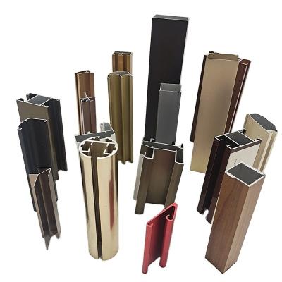 China Aluminum Profile for Door Window 6000 Series Grade Interior Sliding Glass Wall Frame for sale