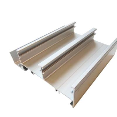 China Mexico Aluminium Sliding Profiles in White Black Beige Bronze Bone Champagne and Wood for sale