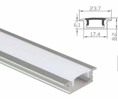 China Customer's Requst LED Strip Profile Channel for Square LED Light Aluminum Profile for sale