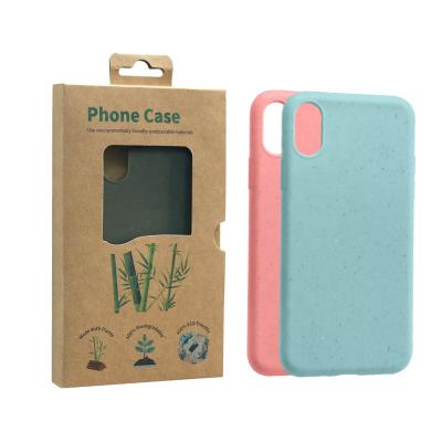 China Factory Price Recyclable Recyclable Paper With Logo OEM Custom Printing Eco Friendly Shipping Packaging For Biodegradable Phone Case for sale