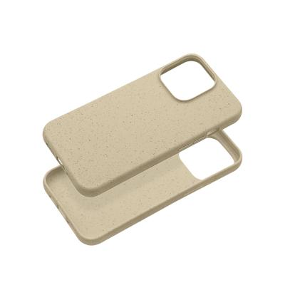 China Fanshion 100% Single Color LOGO Fully Biodegradable Compostable Customized Phone Cases For iphone 13 for sale