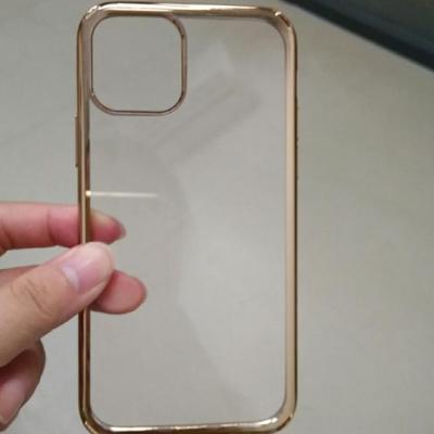 China Transparent+colorful Case Freeone Electroplated Hard Mobile Phone Cover Case Gold Color For Iphone 11 for sale