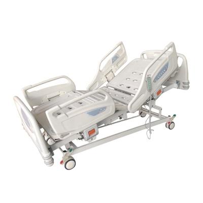 China Metal Medical 5 ICU Functions Paralyzed Patient Electric Single Hospital Bed With Remote Control for sale