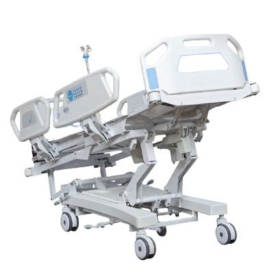 China Metal Eight Function Electric ICU Hospital Bed for sale