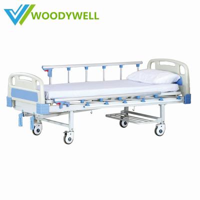 China Home Care Wholesale Hospital Metal Medical Equipment Manual Multifunctional Hospital Bed Hospital Bed 3 Years Warranty for sale