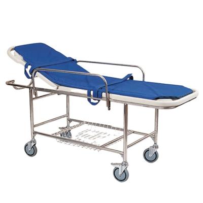 China WS408 Traditional Adjustable Single Manual Hospital Stretcher Trolley for sale