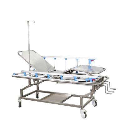 China Traditional Stainless Steel Triple Function Patient Stretcher for sale