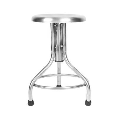 China Adjustable (Height) Durable Stainless Steel Spiral Operating Stool Surgical Chair for sale