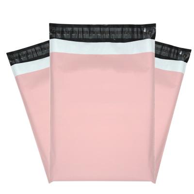 China Eco-friendly non-toxic US raincoats. sell like hot cakes product customized pink LOGO printing envelope mailing bag for clothes shipping bag for sale