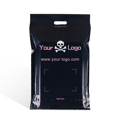 China Biodegradable Custom Custom Logo Printing Bag Custom Clothing Bag Specifications Tote Bag With Handle Clothing Packaging for sale