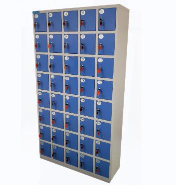 China Guangzhou Moistureproof Manufacturer Sell 40 Doorsingle Single Door Lock Key Cabinet Mechanism Gym Locker for sale