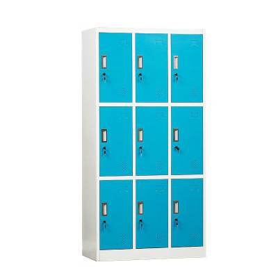 China Factory Moisture Proof Wardrobe Employee Storage Lockers Metal Steel Storage / Padlock Locker for sale