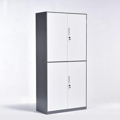 China Moisture Proof Commercial Glass Door Filing Cabinets Metal Office Metal Furniture Steel File Locker with Keys for sale