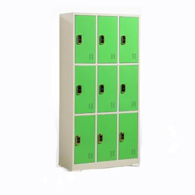 China gymnasium 9 door beach locker/beach cabinet/rfid moisture proof electronic industrial locker for sale