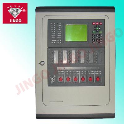 China Addressable fire alarm systems 2 wire bus control panel SLC 1 loop for sale