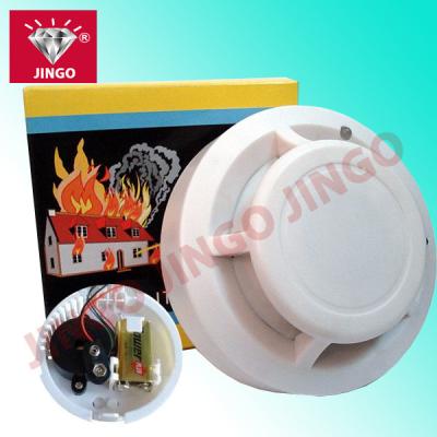 China Fire alarm system portable smoke detector with sounder 9V battery for sale