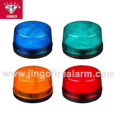 China Conventional fire alarm system 24V strobe flash light red/blue/yellow/green color for sale