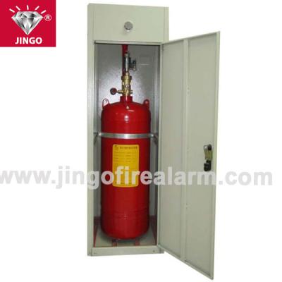 China Fire gas extinguisher cabinet FM200 extinguishing systems 120kg for sale